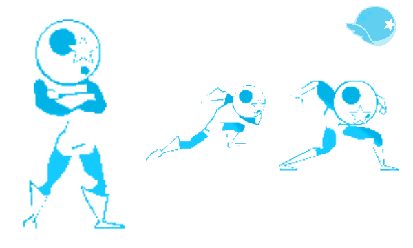BrightBlue - a SpeedRunners Cosmonaut Comrade skin