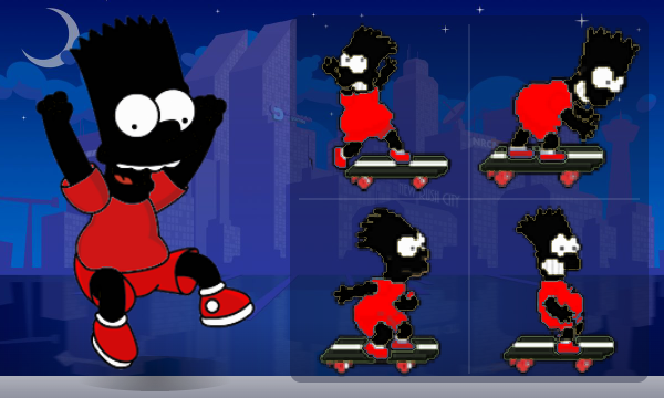 Black Bart - a Bart Simpson skin