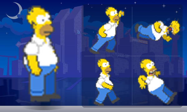 Homer Simpson - a SpeedRunners Cosmonaut Comrade skin