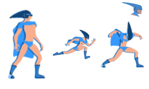 Blue-Man - a SpeedRunners Beach Body Speedrunner skin